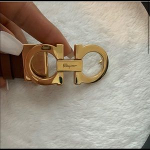 Brown/Black Reversal Faragamo Belt